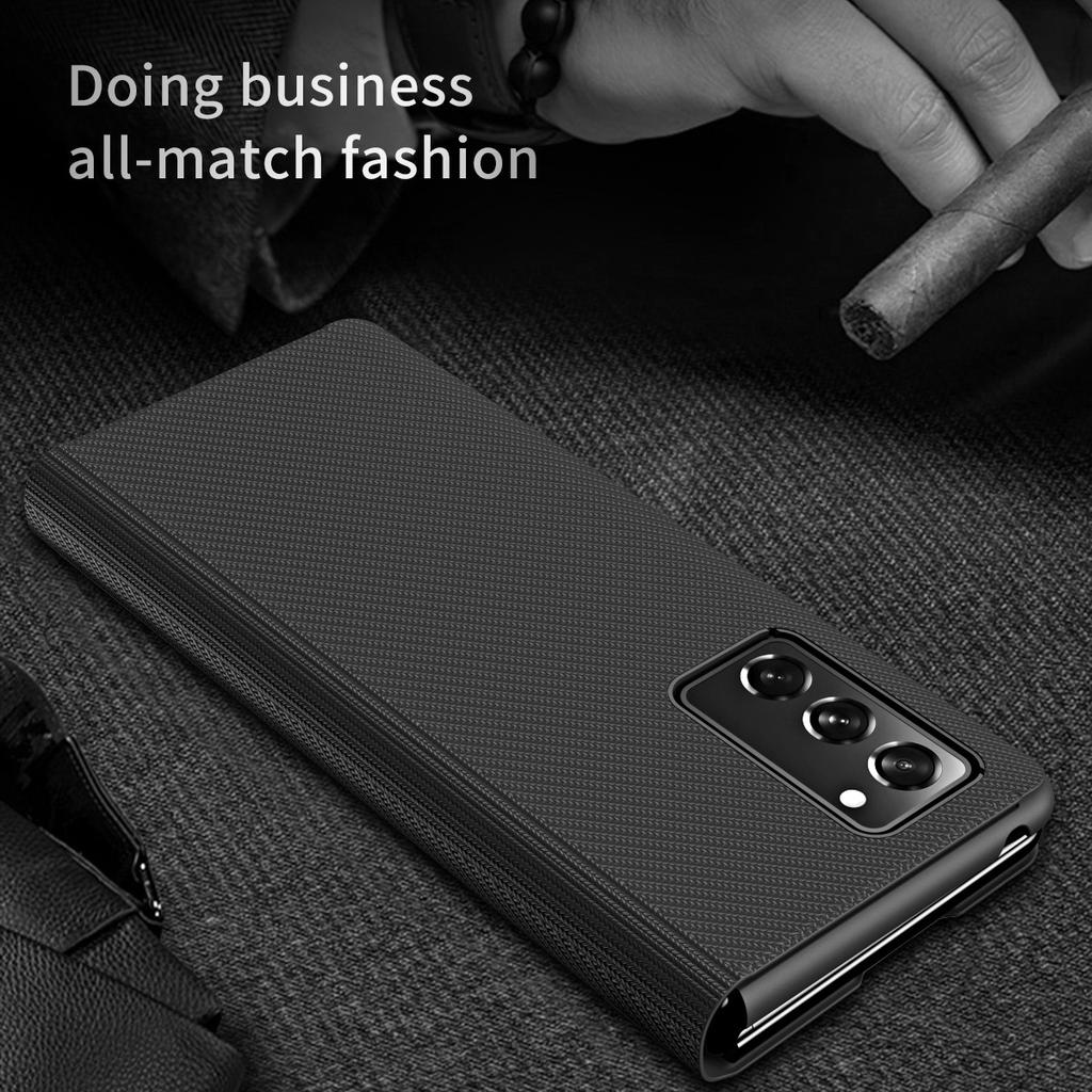 Удобный кожаный чехол-кошелек для Samsung Galaxy Z Fold 3 4 Fold4 Fold3 Fold2 5g Fold 2 противоскользящие чехлы-сумки для телефонов