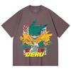 230 Gsm 100% Cotton My Hero Academia V23 Deku Print Unisex Heavy Cotton T Shirt