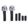 Pair of Motorcycle Handlebar End Caps M6 Screw Hole Aluminium Alloy Handle Bar End Plug for 13 To