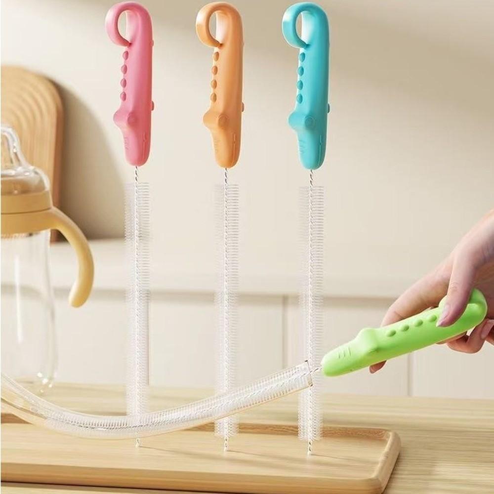 Portable Pacifier Bottle Brushs Cleaners Tool Straw Cleaner New Baby Cleaning Brush