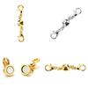 10 шт. золотые серебряные шариковые магнитные застежки-омары подходят для браслета-цепочки и ожерелья