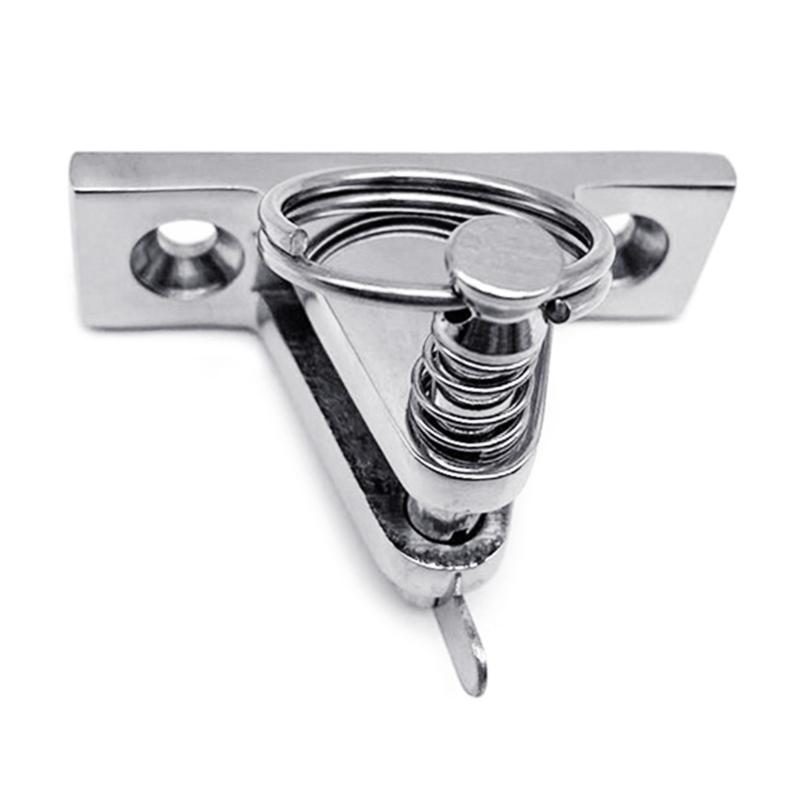 6cm/2.4-inch Length Bimini Top Quick Release Deck Hinge Stainless Steel Hinge