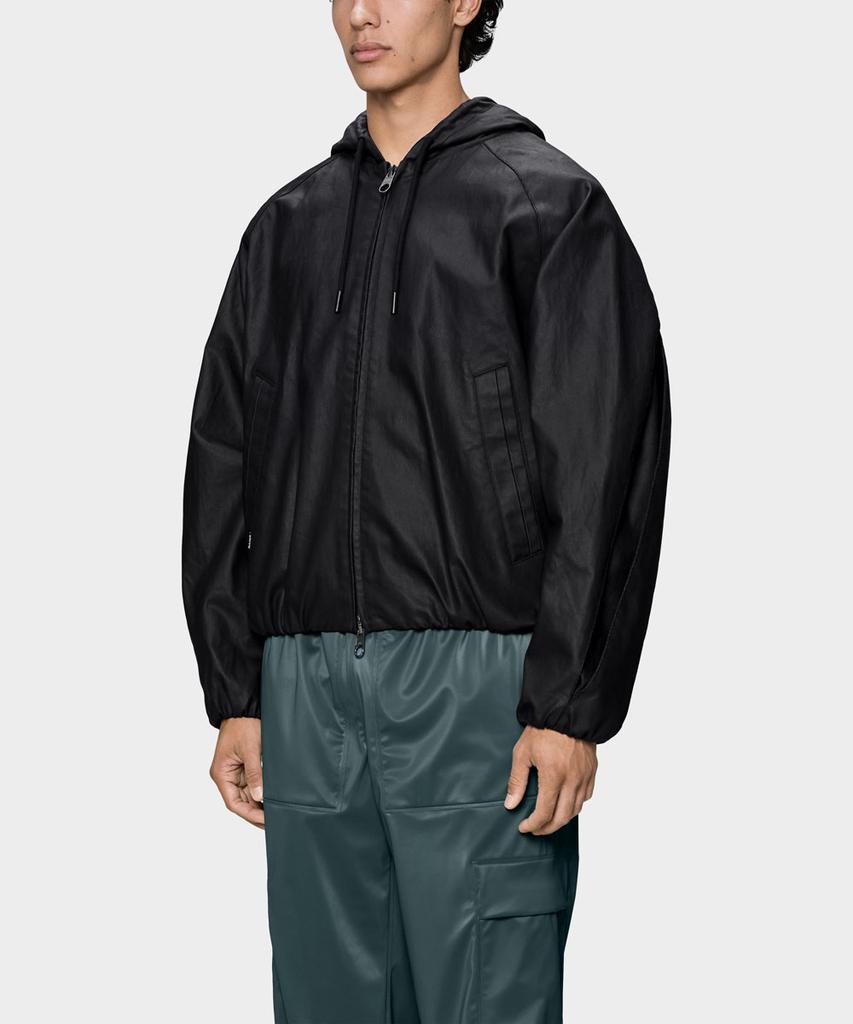 Rains Heavy Woven Jacket - Black