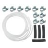 For Webasto Eberspacher Diesel Heater Inline Fuel Filter Hose Clip Pipe Line Kit