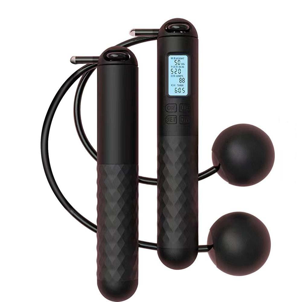 Anti-Skid Ropeless Jump Rope Cordless Digital Skip Rope Counting Skipping Rope Fitness Accessories