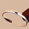 Valentines Gift Wedding Luxury Design Adjustable Open Mouth Bracelet Silver Bangle Fashion Jewelry