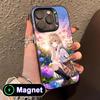 Чехол для телефона Angel Mahiru Shina для iPhone 17 16 15 14 13 12 11 Air Pro Max Plus Цветной Серебристый Чехол MagSafe