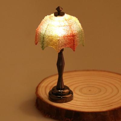 1:12 весов, настольная лампа для кукольного домика, мебельные аксессуары, игрушка, металлический стол для ролевых игр для дома