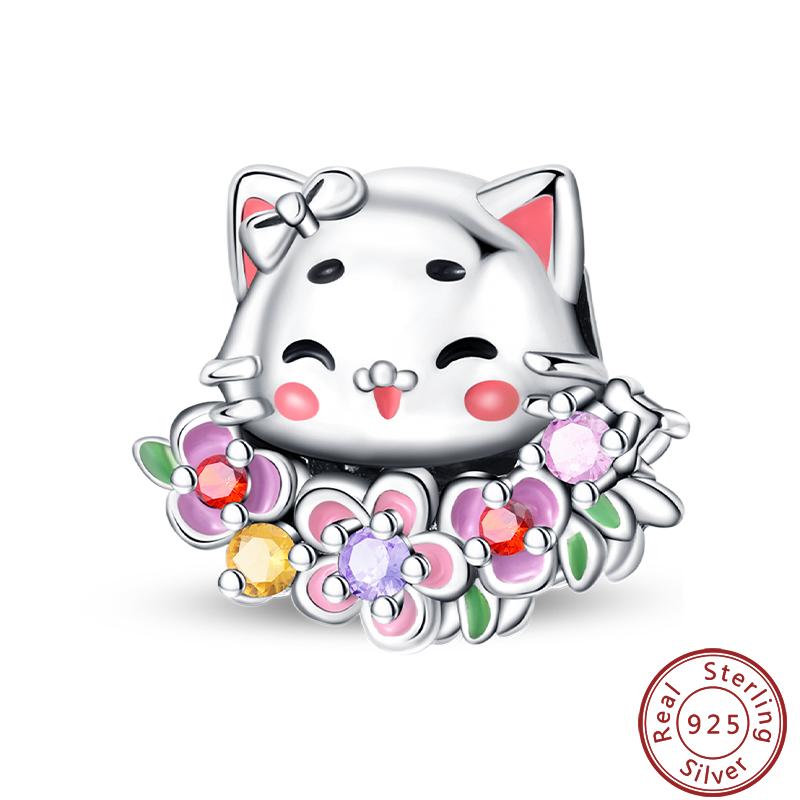 Милая серия «Кошка и собака» Медные шармы «Луна», «Бабочка», «Отпечаток лапы» 3 мм Сделай сам Изготовление изящных ювелирных изделий Подарки