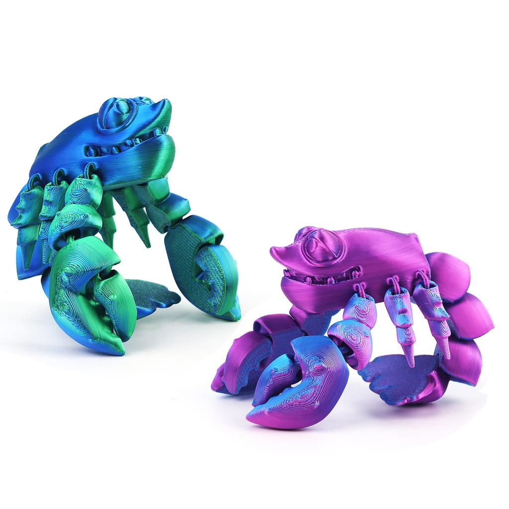Имитация 3D-печатной фигурки лобстера, модель куклы-животного, декоративный сувенир, встроенное шарнирное соединение, которое может двигаться