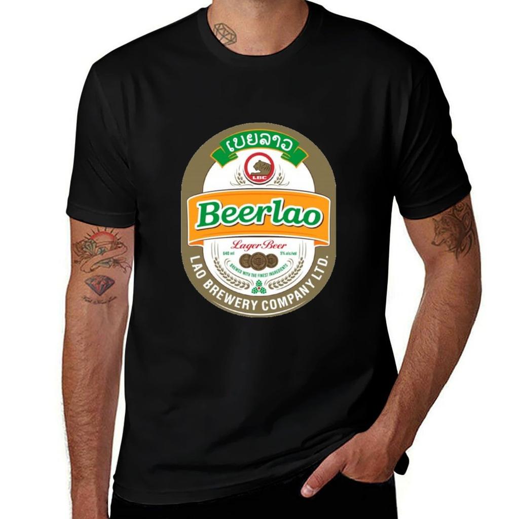Beer Lao Classic Tshirt Antifade Casual Tee Shirt