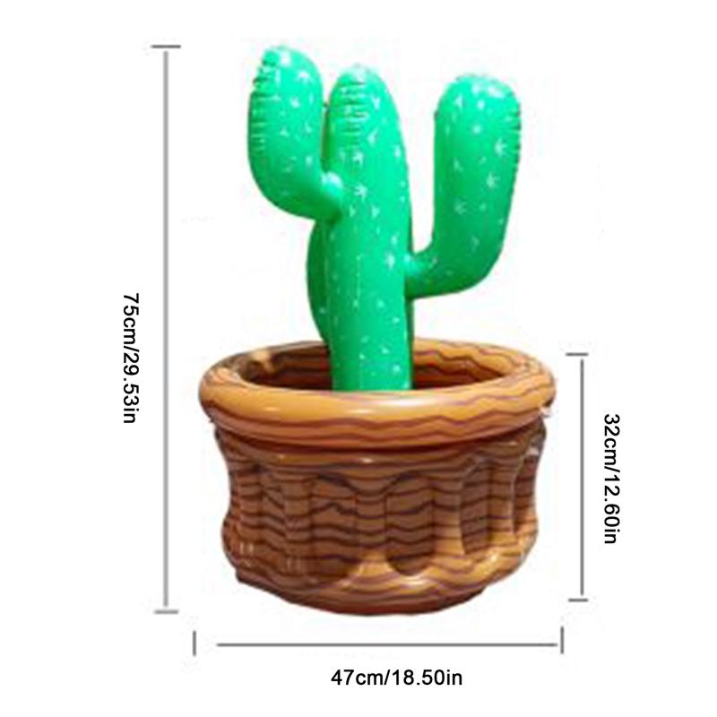 Охладитель для напитков на пляжной вечеринке, подставка для льда, контейнер для льда, пластиковый надувной плавающий держатель для льда из кокосового ореха