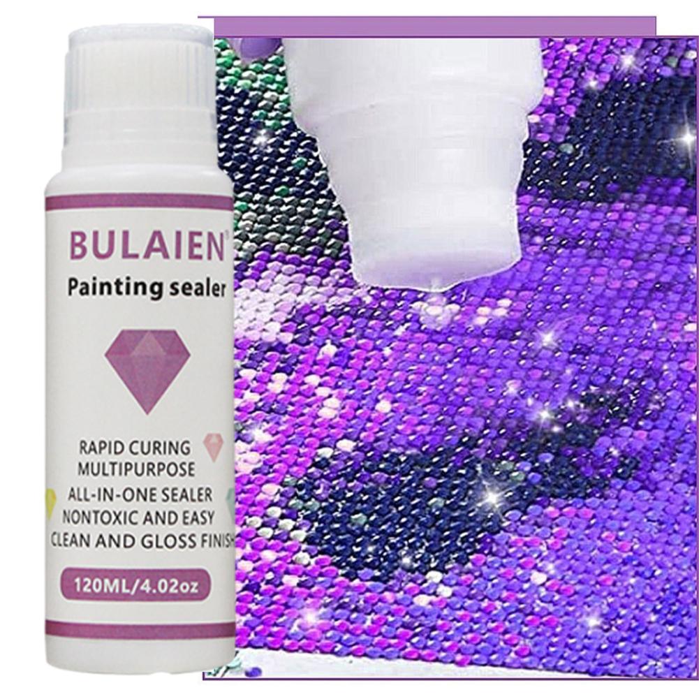 Алмазный герметик для рисования DIY Алмазный клей для консервации картин Алмазный художественный герметик для пазлов Клей для эффекта блеска DIY Живопись Ремесла