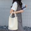 White Bucket Small Bag Women's 2025 New High-end Niche Design Texture Crossbody Portable Mini Commute To Work