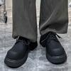 Туфли мужские модные черные туфли на платформе с большим носком повседневные кожаные туфли европейские и американские трендовые универсальные туфли для увеличения роста дерби 9522-Z