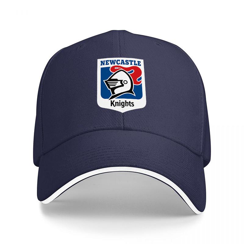 Newcastle Knights Logo Baseball Cap Black Adjustable Hat with Team Emblem for Fans and Sports Enthusiasts