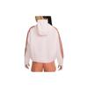 Nike Женская куртка для бега с капюшоном и цветными блоками, светло-розовая DM7758-610