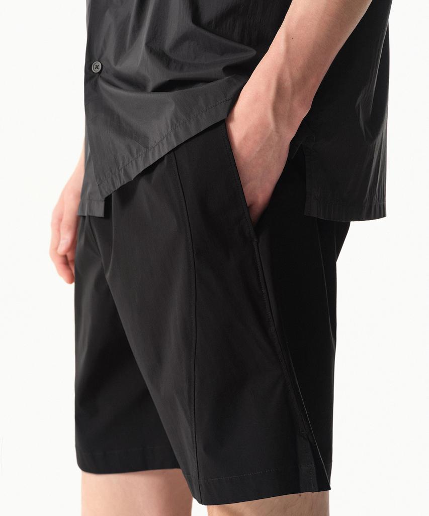 MUSINSA STANDARD [City Leisure] Elastic Waist Shorts [Black]