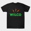 Мужская черная футболка с принтом группы Wilco, печать на трансферной бумаге без вырезания, хлопковая футболка