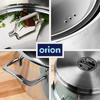 Orion Anett Stainless Steel Cooking Pot with Lid 22cm 6.5L