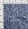 oneOone Cotton Poplin Blue Fabric Abstract Floral Sewing Craft Projects Fabric Prints By Yard 42 Inch