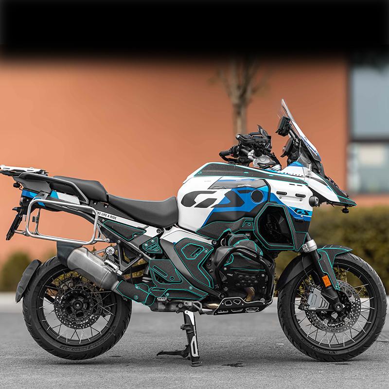 Для 2025 BMW R 1300 GS ADV Толстая Защитная Пленка Накладка на Бак Полный Комплект Наклеек на Кузов - Защита от Царапин Ударопрочная Индивидуальный Стиль Высокая Адгезия