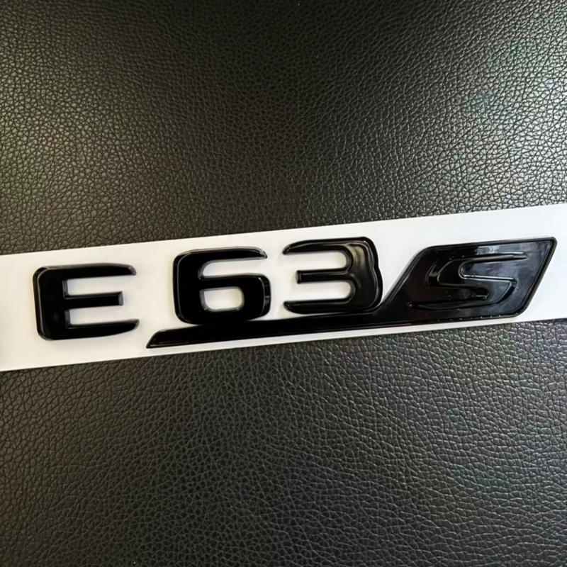 For black car letters E63 E63S logo logo sticker car suitcase badge decal Mercedes Benz E63 E63S W213 accessories IZ9