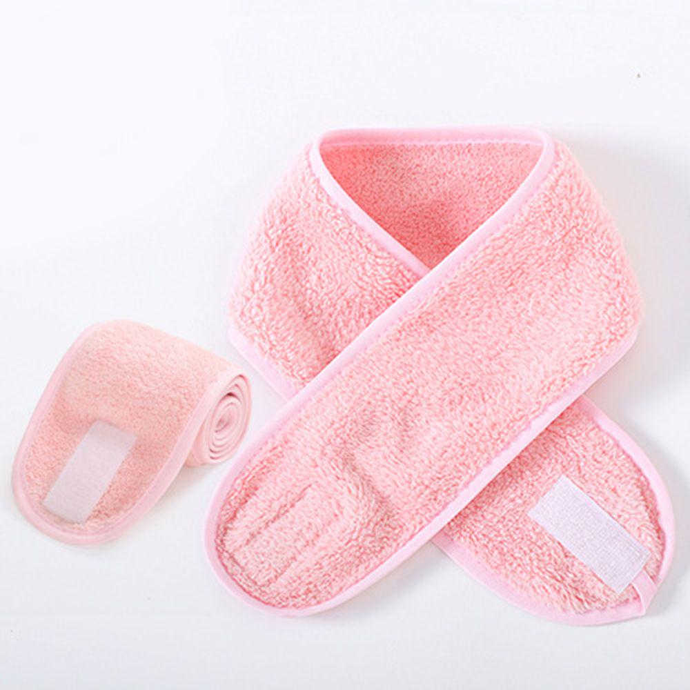Women Bath Shower Cosmetic Hair Bands Wrap Adjustable Face Washing Makeup Headband Turban Soft Towel