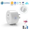 Germa Wifi Us Smart Plug Socket Adaptor 10a Wireless Remote Siri Voice Control Power Socket Outlet Timing Apple Homekit For Ios