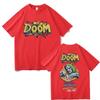 Графическая футболка с изображением рэпера Mf Doom Slicin Squares с 1999 года, мужская, хип-хоп, хлопок, винтажная, с коротким рукавом, оверсайз, стритвир