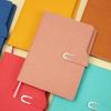 U-Shaped Magnetic Buckle A5 Notepad PU Leather Cover Students Notebook  Gift for Friends