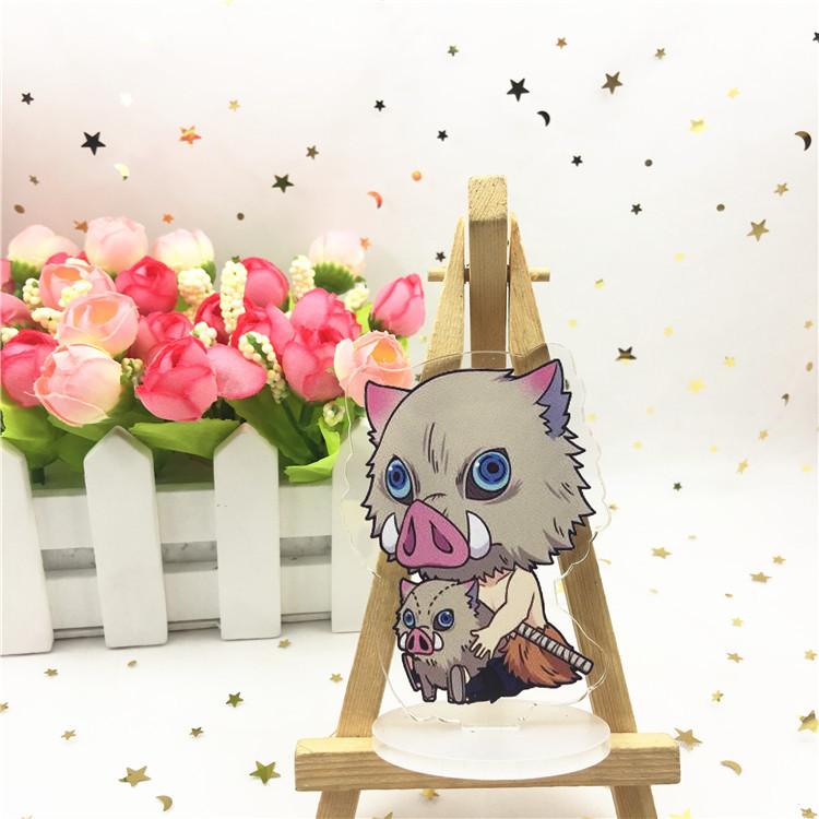 Аниме игры Demon Slayer персонаж мультфильма акриловый брелок металлический декоративный аксессуар подарок кулон модель