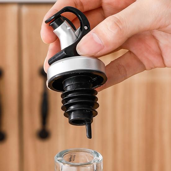 Practical Vinegar Bottle Stopper Detachable Smooth Pouring Reusable Soy Sauce Oil Bottle Cap