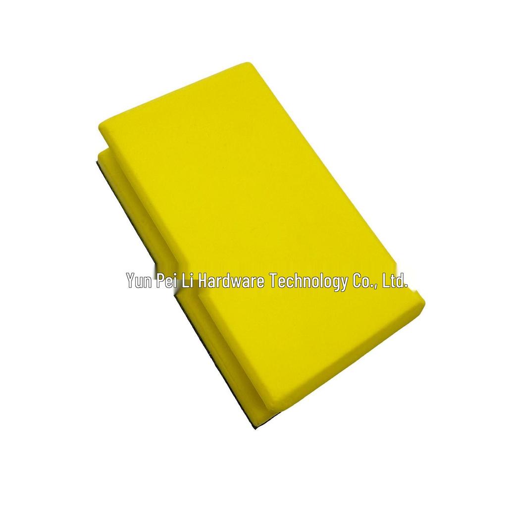 Round Hand Sanding Pad with Self-Adhesive Sandpaper for Car Polishing and Cleaning