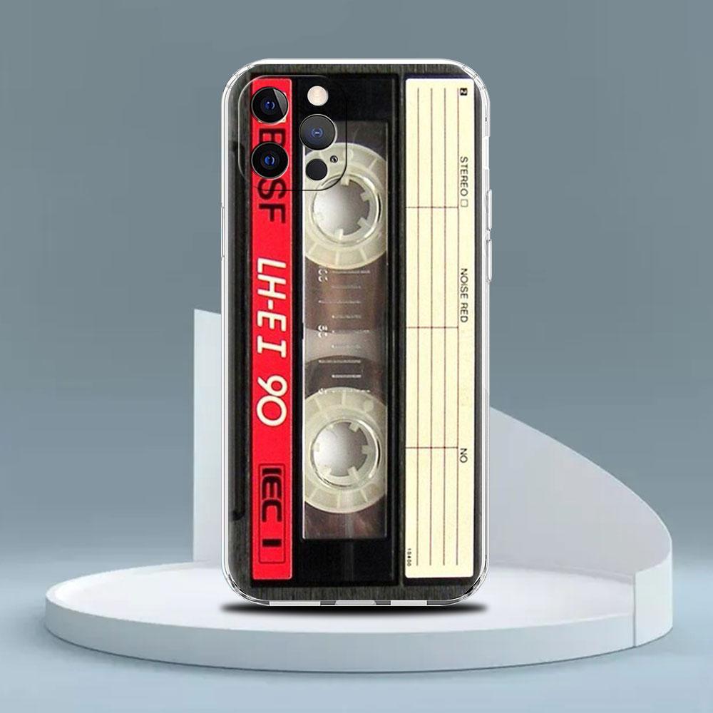 Vintage Camera Cassette Clear Case For Apple iPhone 13 11 14 12 Pro 7 8 Plus XR X XS Max 6 6S 13Pro Silicone Phone Cover