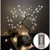 Remote Control 72 LEDS Night Light Girl Room Holiday Party Indoor Room Decoration Mini Christmas Twinkling Tree Desk Table Lamp