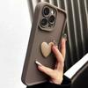 Милый 3D чехол-сердечко из силикона в стиле INS для iPhone 17 16 15 Pro Max 16E Чехол iPhone 14 13 12 11 16 Plus 7 8 Ударопрочный чехол