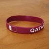2 шт. флаг Катара силиконовый браслет спортивные браслеты ремешок на запястье мужской женский резиновый браслет для баскетбольных футбольных фанатов модные аксессуары