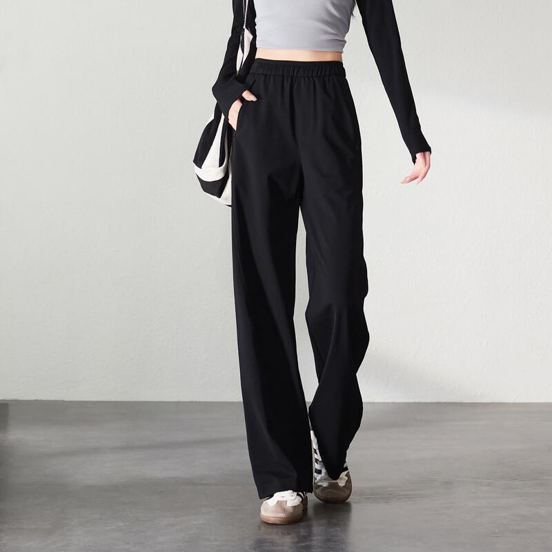 SOFSIL Women's High-Waist Wide-Leg Casual Pants