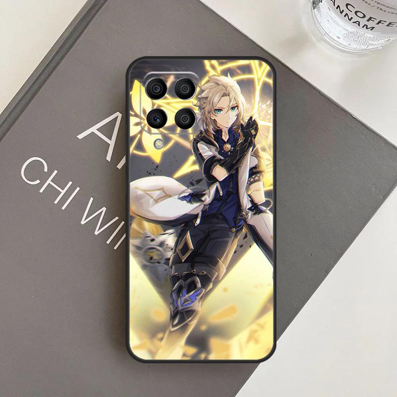 Чехол Albedo Genshin Impact для Samsung Galaxy M11 M21 M31 M20 M23 M54 M14 M34 M13 M52 M32 M12 M16 M36 M56 M15 M55