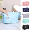 Двухслойная косметичка большой вместимости, разделение сухой и влажной воды, корейская косметичка для хранения, портативная косметичка