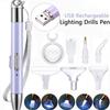 USB Rechargeable Lighting Point Drill Pen for 5D Diamond Painting DIY Tools Pen Diamond Embroidery