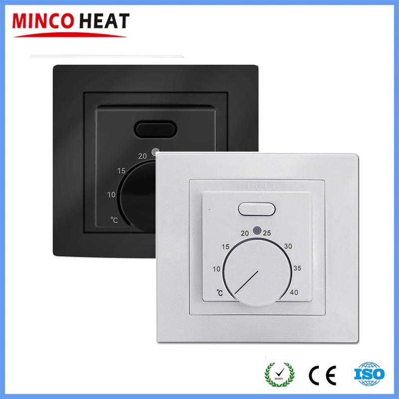 MINCO HEAT Электрический MK05 Комнатный Термостат 220В 16А Контроллер Температуры для Системы Теплого Пола