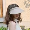 Parent-Child Linen Sun Visor: Outdoor UV Protection Hat for Women and Kids