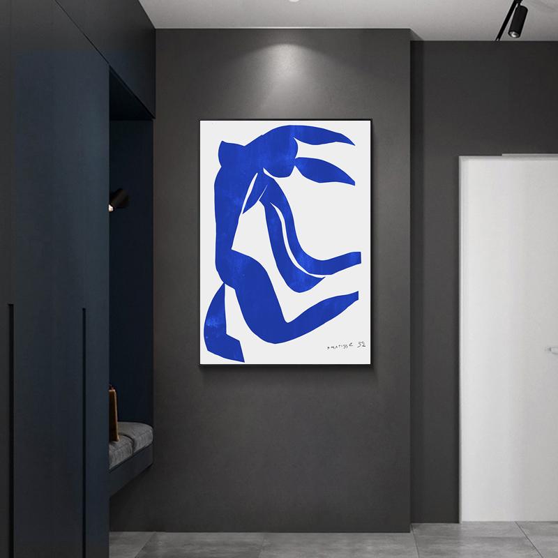 Abstract Home Decoration Canvas Art Painting French Henri Matisse Blue Nude Posters Hd Print Wall Picture For Living Room