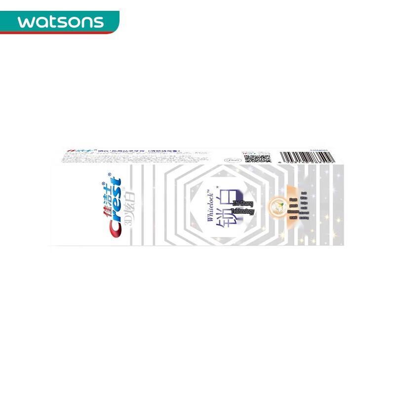 Crest Lock White Supreme Toothpaste, Peach Blossom Scent