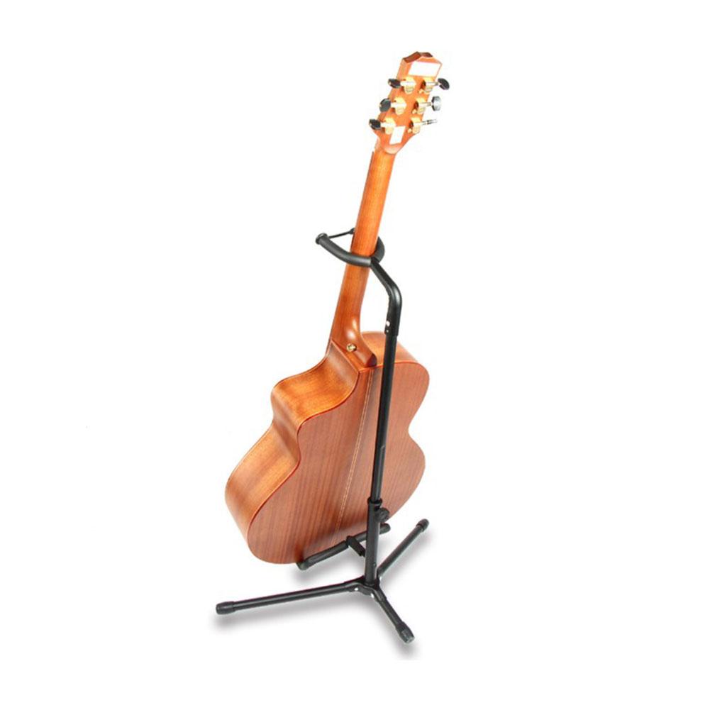 Guitar Stand Tripod Single Stand Collapsible for Acoustic, Electric guitar, Bass, Mandolins, Banjos, Ukuleles