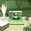3D Pop-up Календарь 2027 Стикеры: Креативный бизнес-сувенир и бумажная резьба-украшение