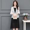 Summer and Autumn Lace Shawl Women's Short Large Cut-out Shawl with Skirt Over Top Thin Coat