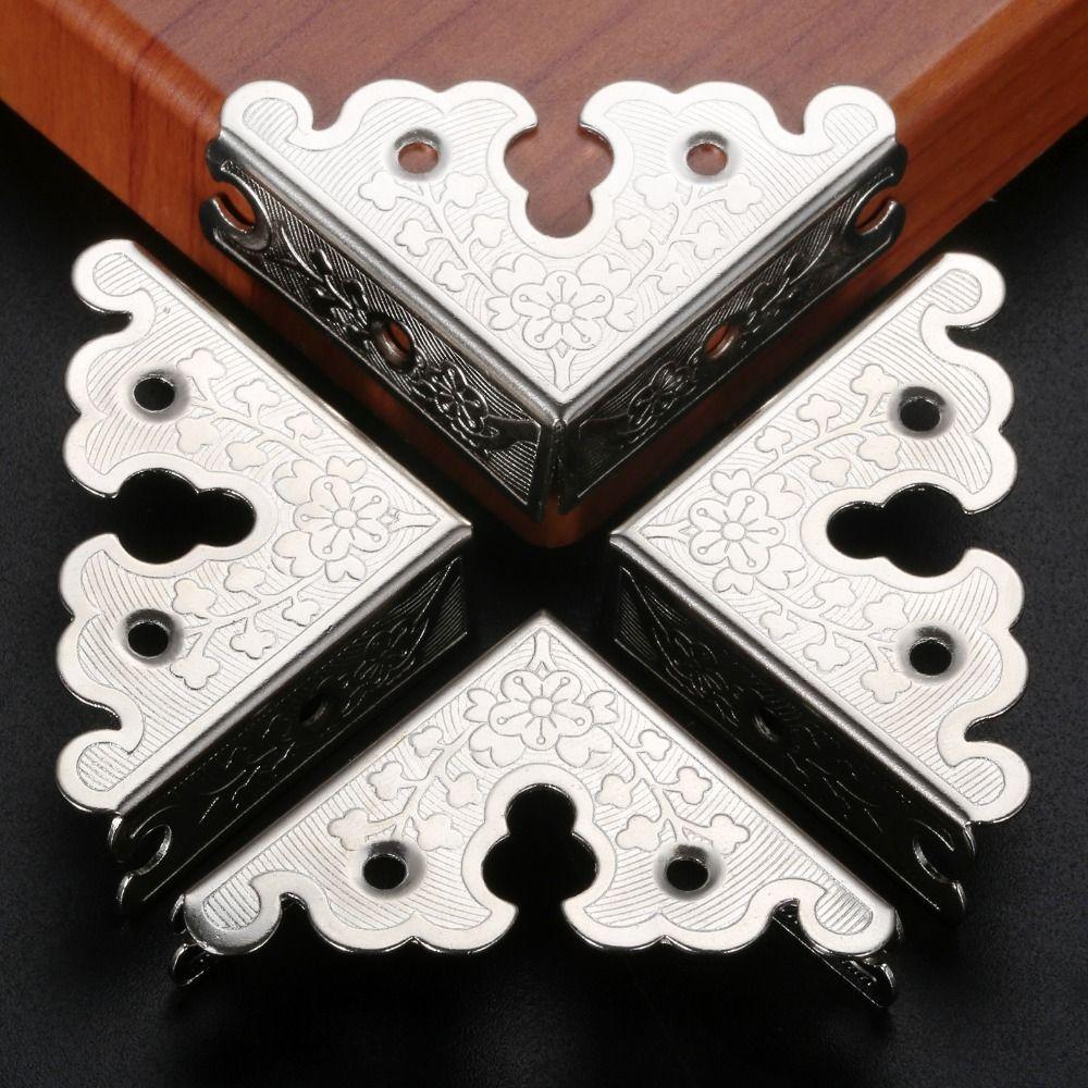 Brackets Protector Wooden Box Corner Protector Antique Corner Triangle Corner Furniture Protector